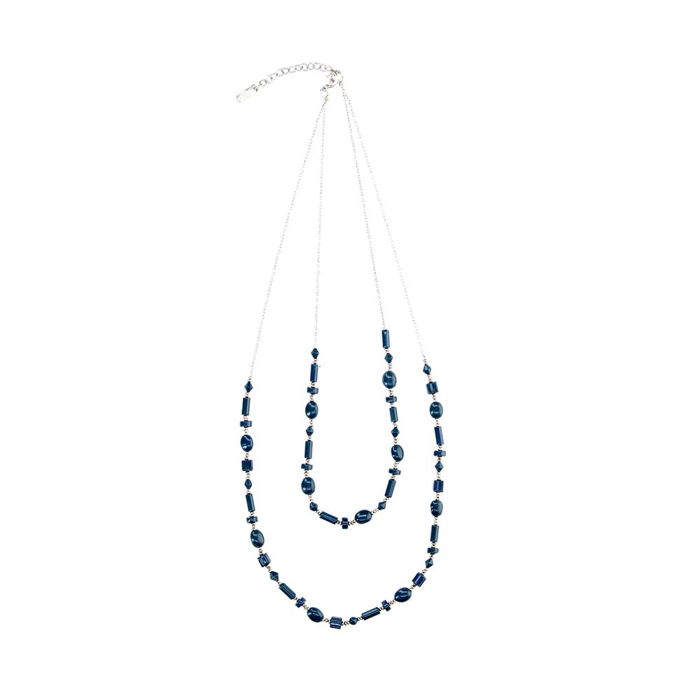 Collar Largo Ocean Azul